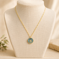 Handcrafted Monogram Necklace - B