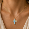 Handcrafted Cross Pendant Necklace - OBEY