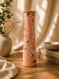 Hand Crafted Glass Vase - Pink