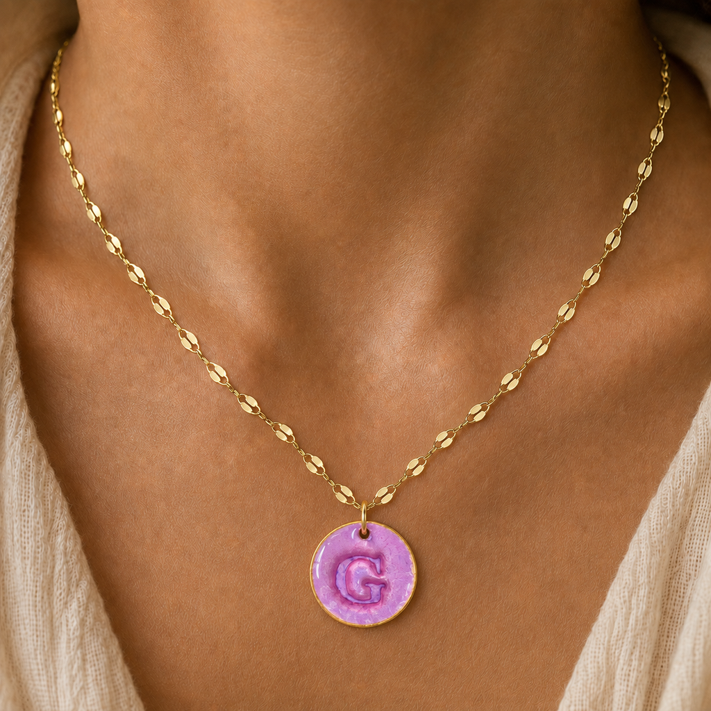 Handcrafted Monogram Necklace - G