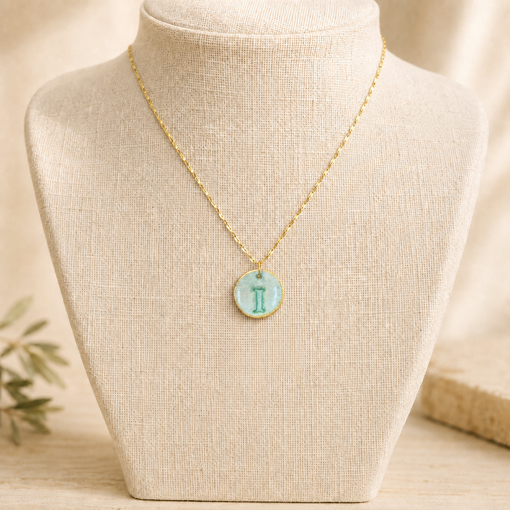 Handcrafted Monogram Necklace - I