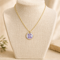 Handcrafted Monogram Necklace - K