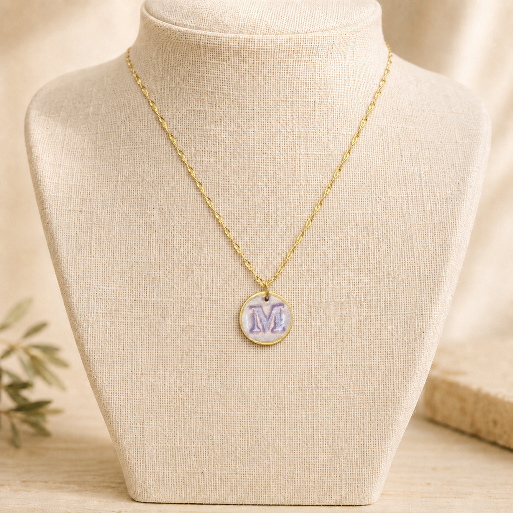 Handcrafted Monogram Necklace - M