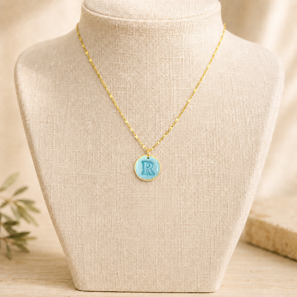 Handcrafted Monogram Necklace - R