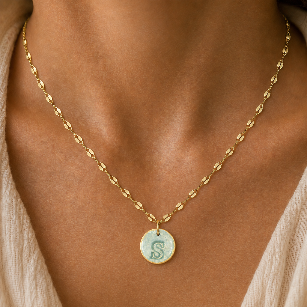 Handcrafted Monogram Necklace - S