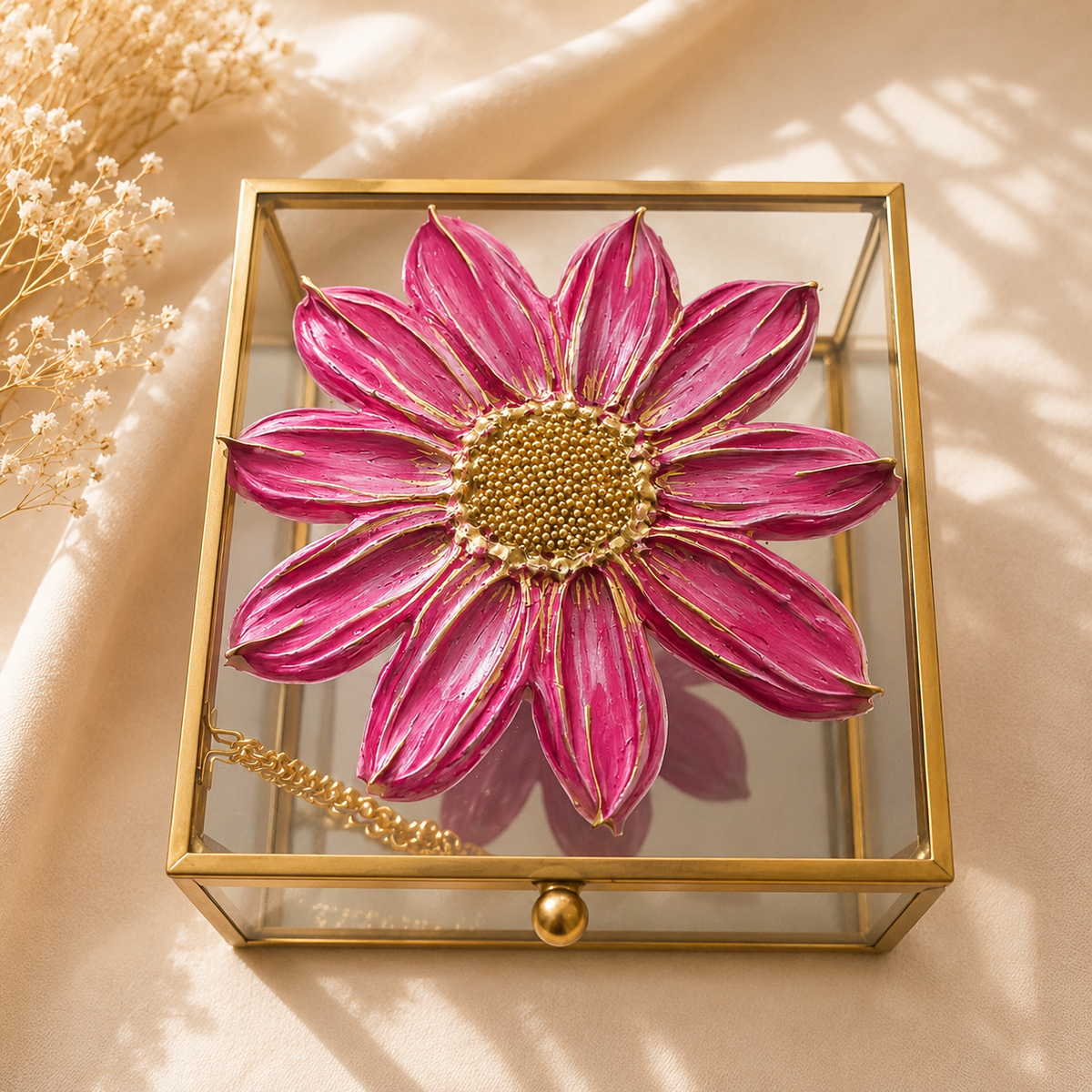 Handcrafted Glass Jewelry & Trinket Box