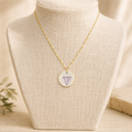 Handcrafted Monogram Necklace - V