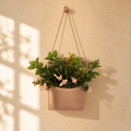Clay Wall Pocket Planter- Dusty Rose